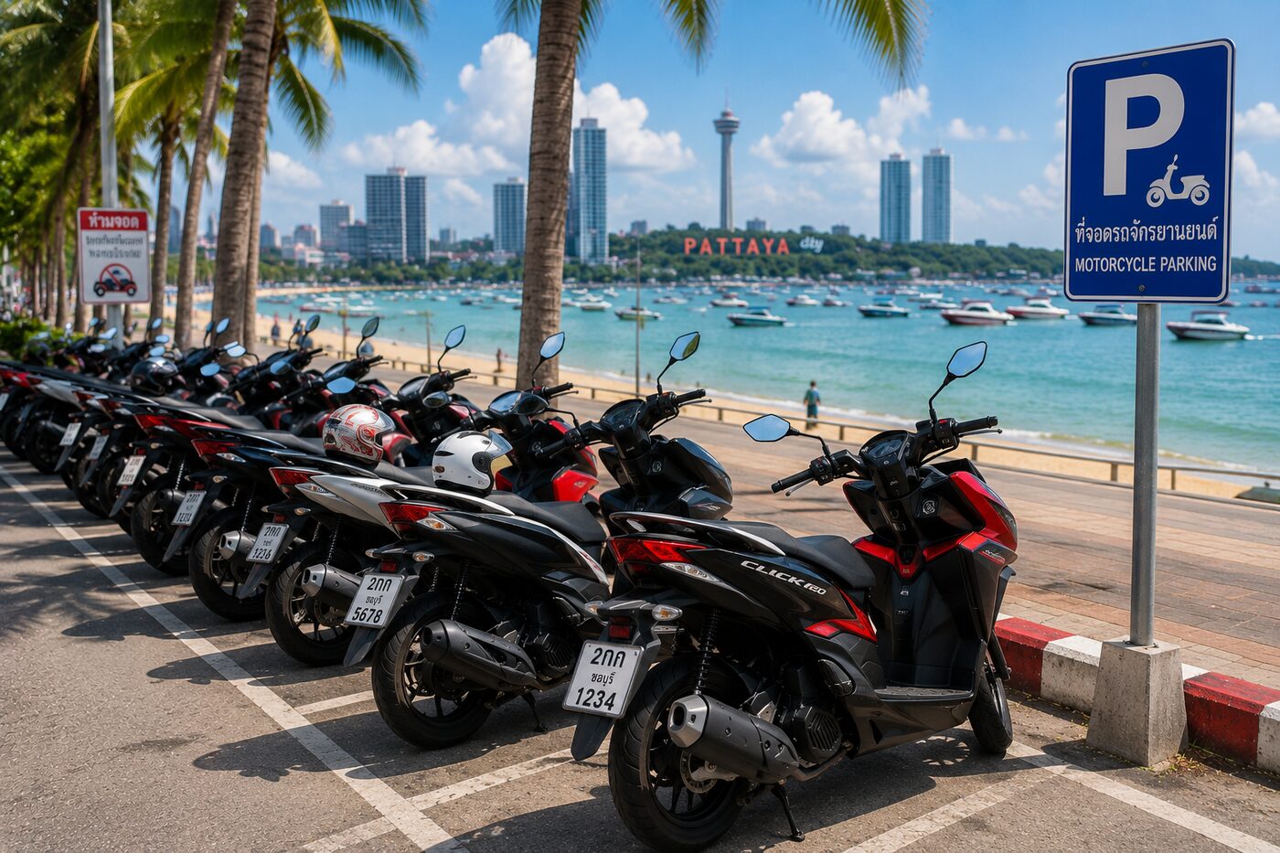 Where to Park a Motorbike in Pattaya 2026: Complete Parking Guide
