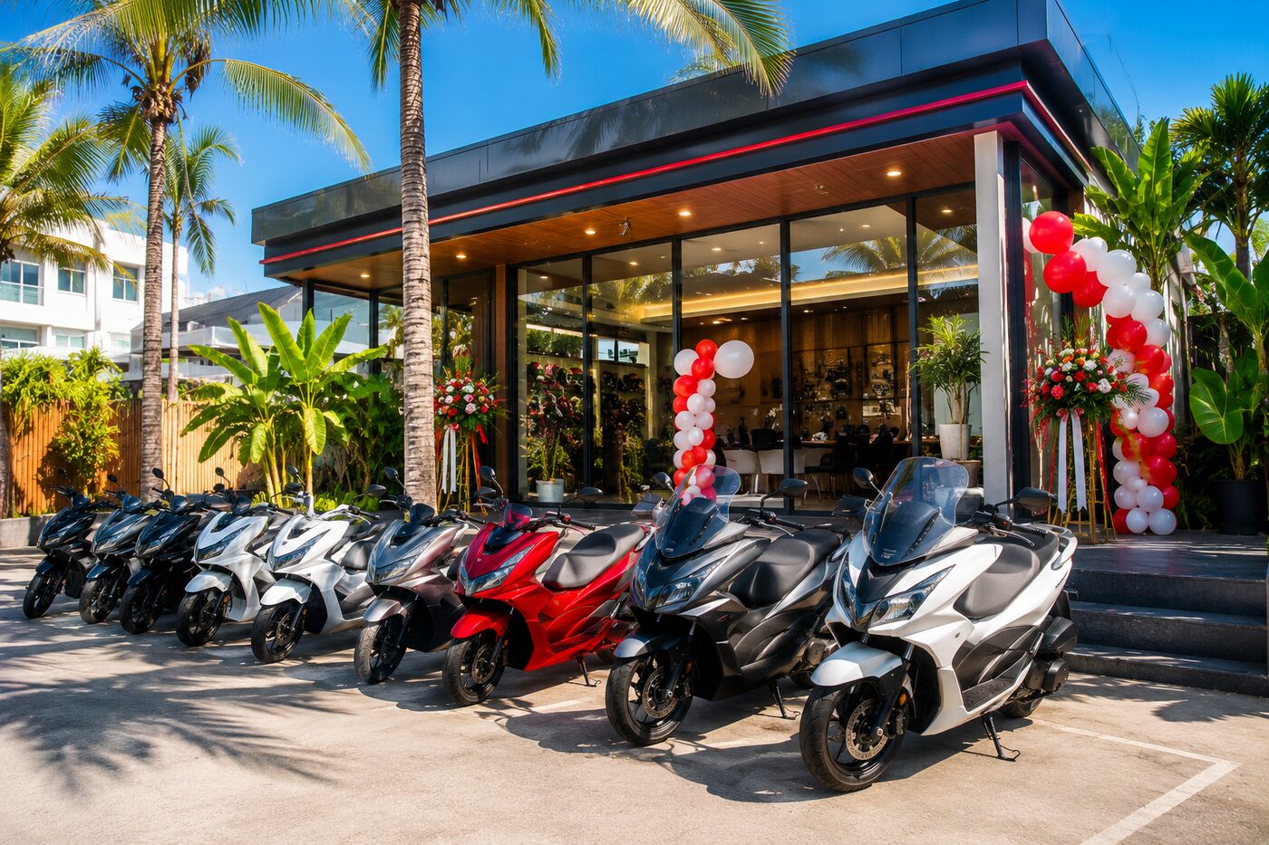 Andrei Motorbike Rent North Pattaya / Naklua - New motorbike rental in North Pattaya.