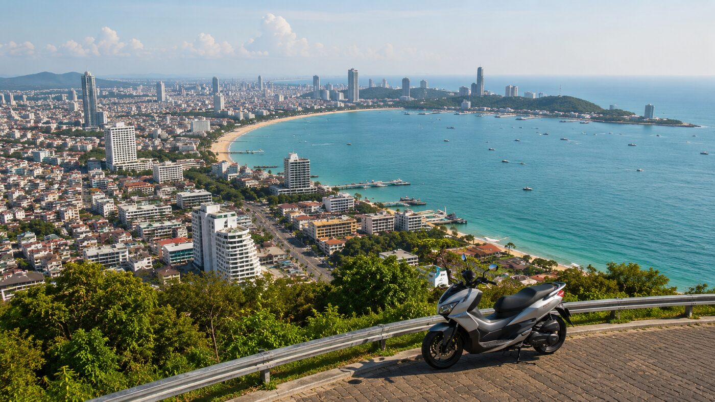 Where to Rent a Motorbike in Pattaya: Jomtien, Pratumnak, Central or Naklua